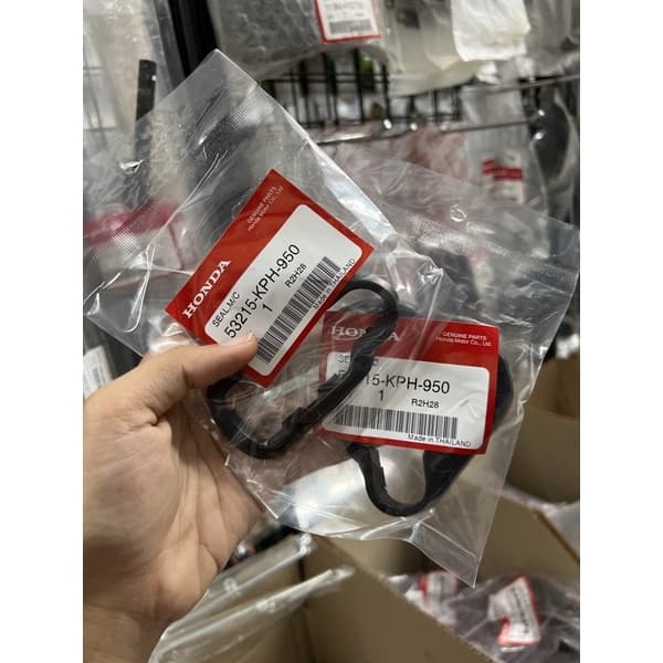 🔻เเท้​เบิก​ศูนย์​🔻ยางรองขอบปั้มบน​ ยางรองขอบหน้ากาก​ Wave125​Sหัวเถิก 53215-KPH-950