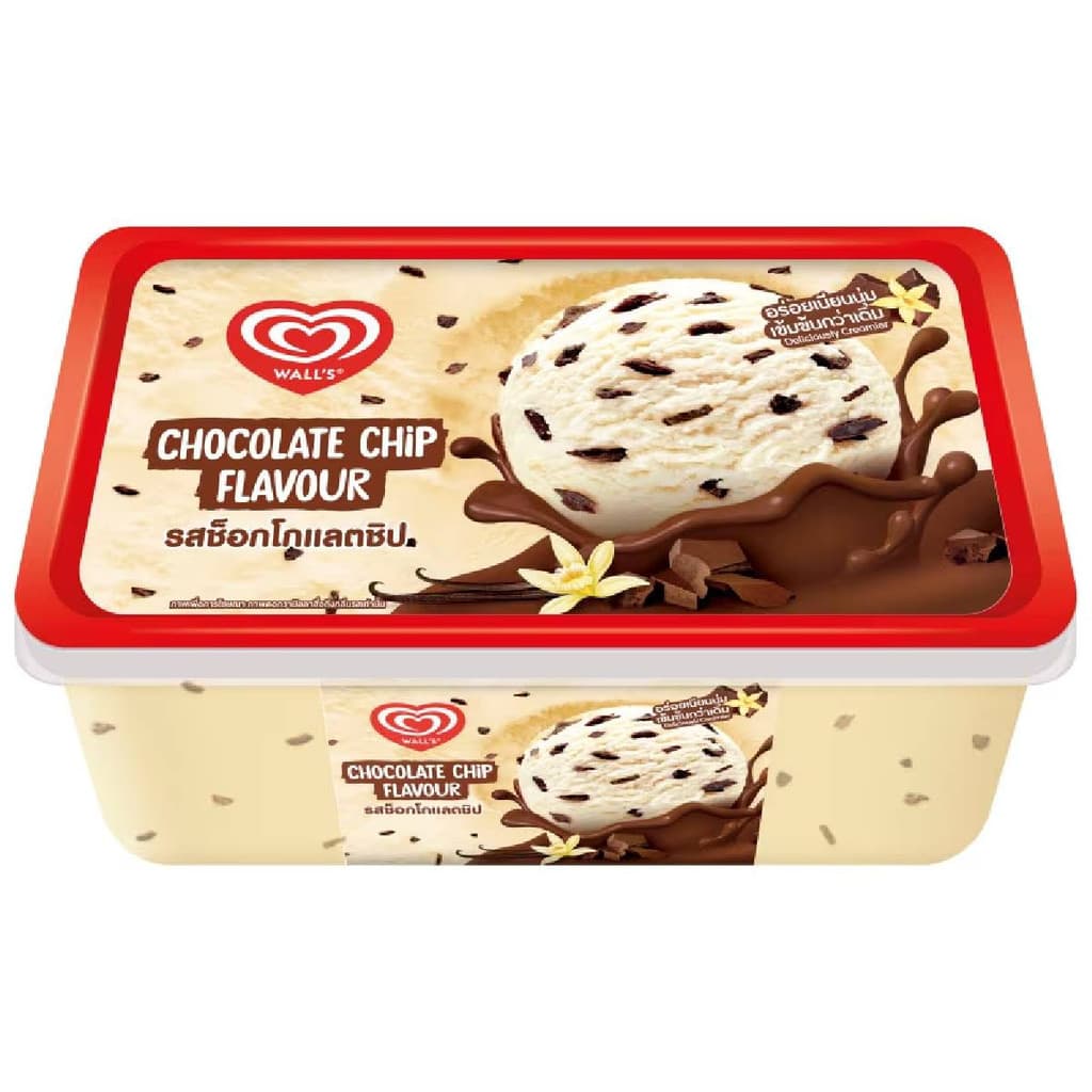 [8851932348133] Wall'S Classic Chocolate Chip Flavour 41 วอลล์ คลาสสิก รสช็อกโกแลตชิพ (แพ็คสินค้าเก็บความเย็น)