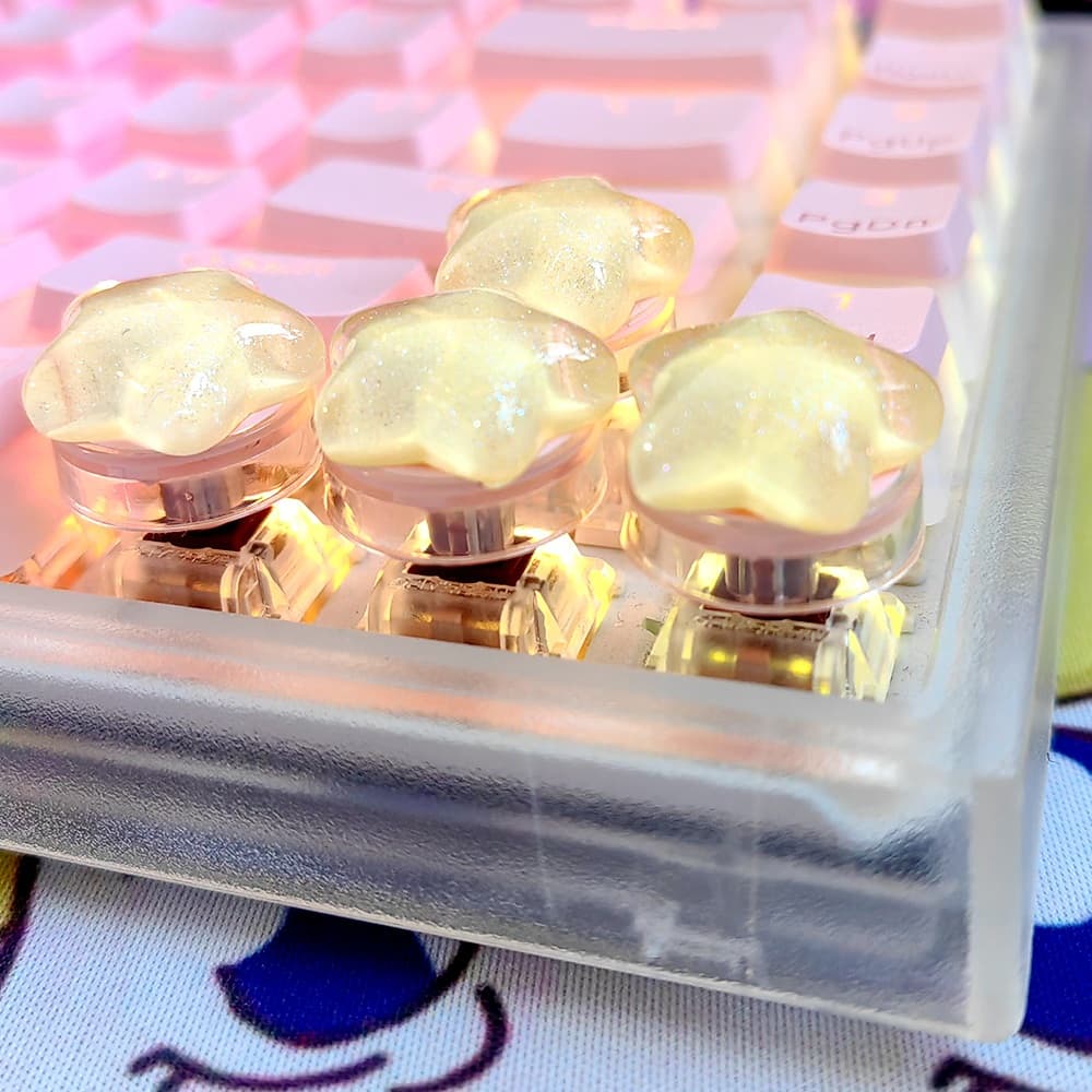 Four Star Keycaps คีย์บอร์ดแบบกลไกปุ่มทิศทางเฉพาะขึ้นลงซ้ายขวา ESC