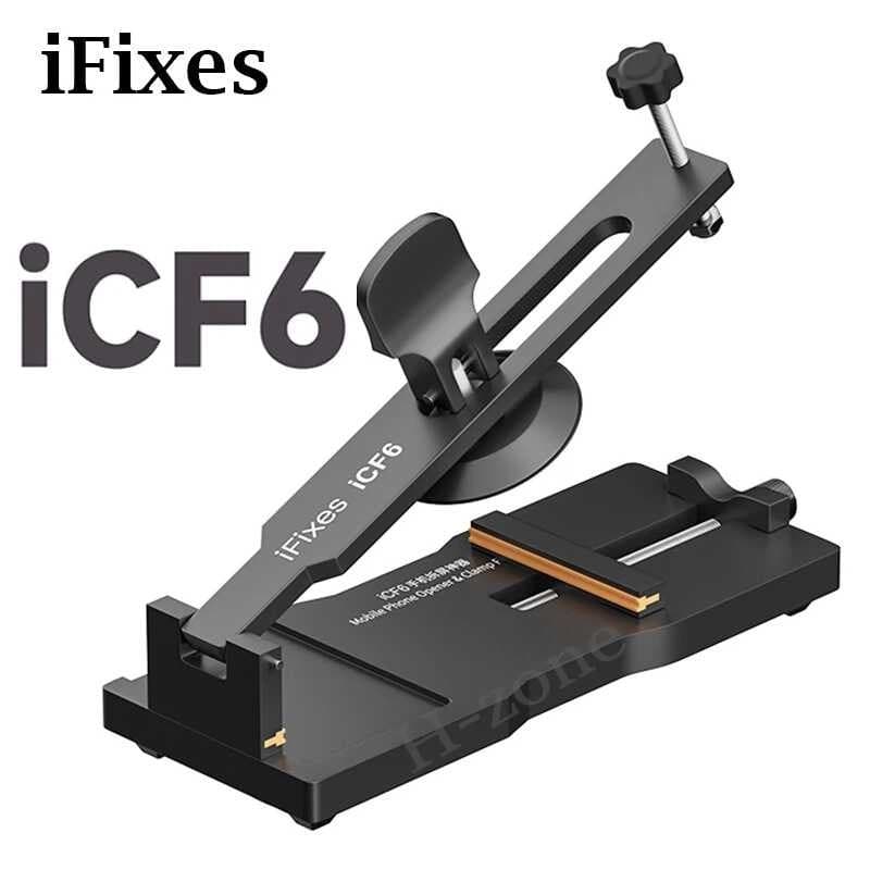 ifixes iCF6 Heating-free โทรศัพท์มือถือหน้าจอเปิดติดตั้งพร้อม Strong Sucktion Cup แบบพกพาปรับจอแสดงผล LCD Removal Clamp