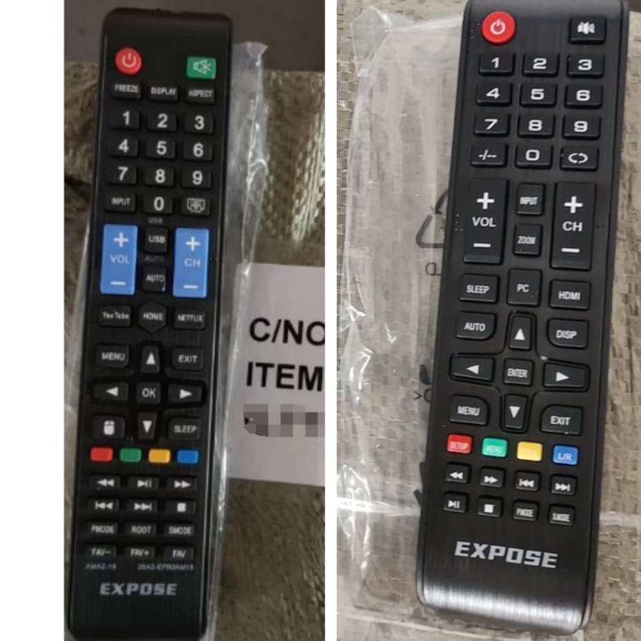 EXPOSE TV รีโมท Universal สมาร์ททีวี Android ใช้งานได้ทันที ไม่ต้องตั้งค่า