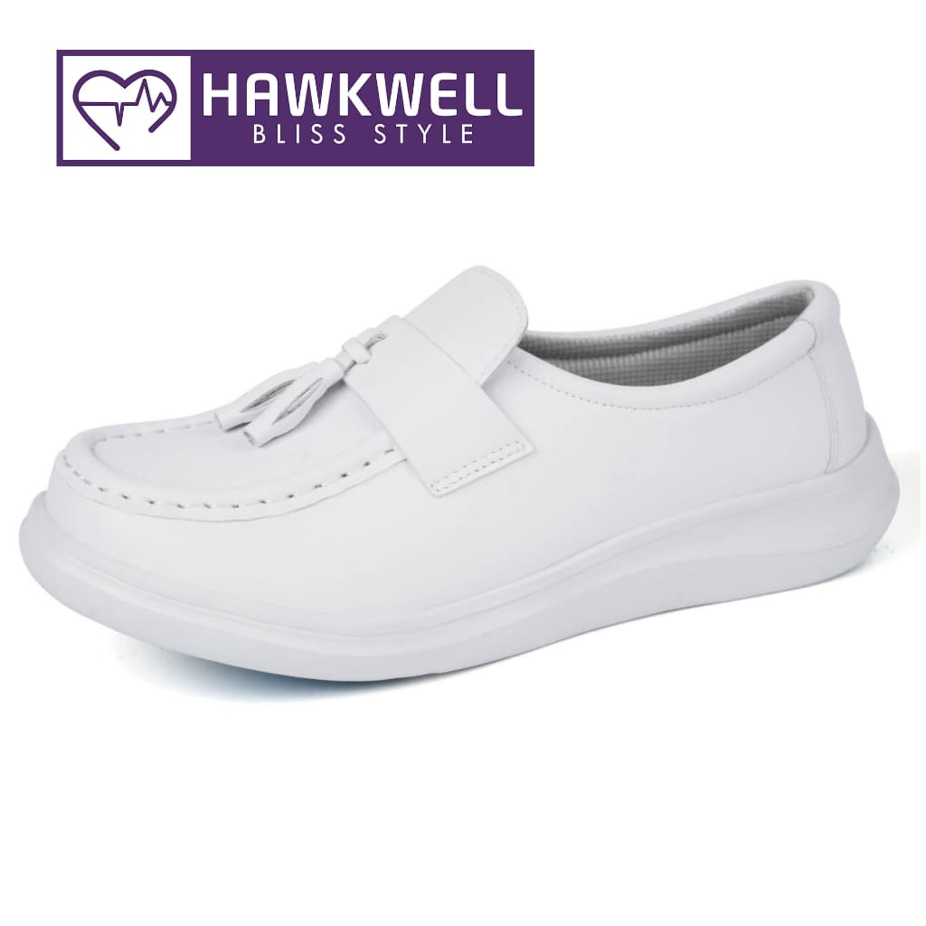 Hawkwell Women รองเท้าพยาบาล Slip On Resistance Walking Shoes - Bacly/6937