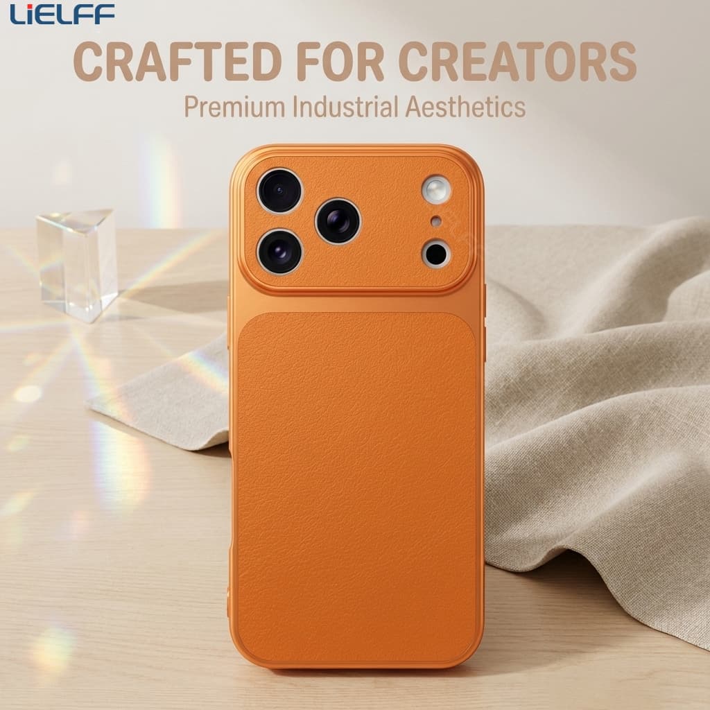 LiELFF เคสโทรศัพท์หนังสําหรับ iPhone 17 16 15 14 13 12 11 Pro Max ShockProof ฝาครอบป้องกันกล้อง