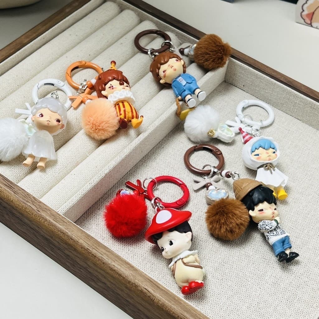 เปลี่ยน Baby Ono hirono Series พวงกุญแจรถกระเป๋าเป้สะพายหลังโทรศัพท์มือถือเครื่องประดับจี้คู่ของขวัญวันเกิด