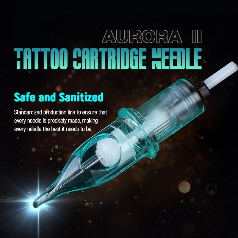 Aurora II ตลับหมึกสักถาวร 0.30 0.35 มม. สําหรับอายไลเนอร์ เงา แต่งหน้า 20 ชิ้น