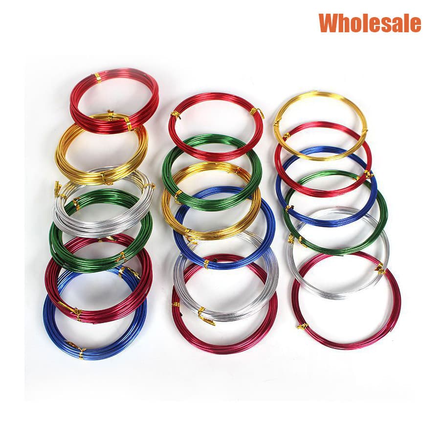 1 PC 3-10 M อลูมิเนียมลวดสําหรับทําดอกไม ้ ถักวัสดุ DIY Craft ลูกปัดผลการค ้ นหาเครื ่ องประดับเครื ่ องประดับอุปกรณ ์ เสริม