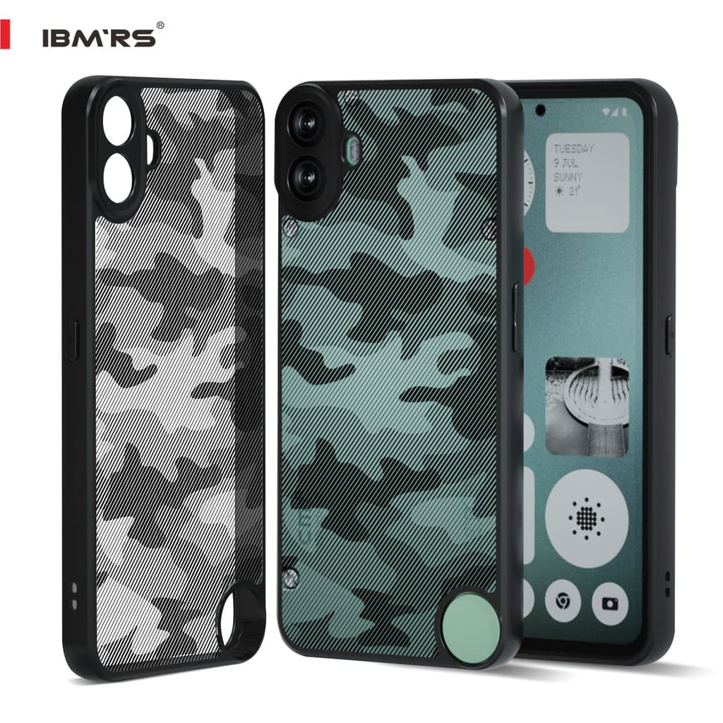 Ibmrs สําหรับ Nothing CMF โทรศัพท์ 1 กรณีรองรับกล้องเต็มรูปแบบ Len Protector ทนทานกันกระแทกมือถือฝาครอบ camo