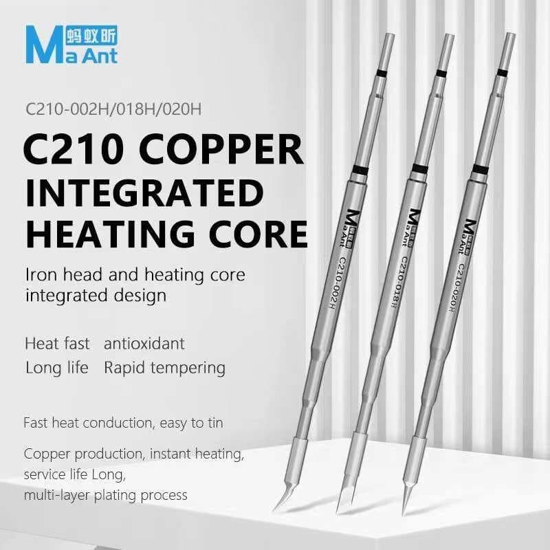 Maant เคล็ดลับเครื่องเชื่อมเหล็ก หัวแร้ง สำหรับ C210