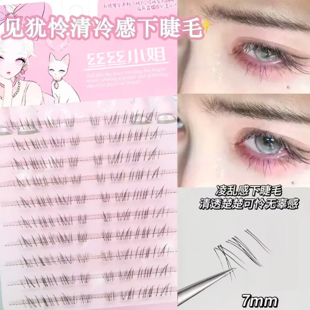 Icy Effectless Lower Lashes Clusters - มิงค์เทียมนุ่มละเอียดพิเศษ, ดู Undone สําหรับแต่งหน้าเจ้าสาวธรรมชาติ