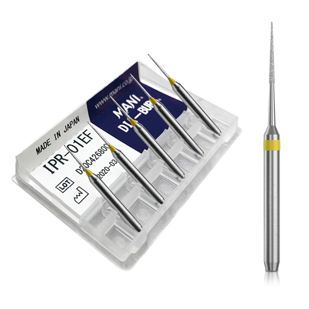 5 ชิ้น/เซ็ต Diamond Burs ชุด Interproximal เคลือบลด IRP 01EF สําหรับ Ortho/เจาะความเร็วสูง Handpiece ขัดเครื่องมือ