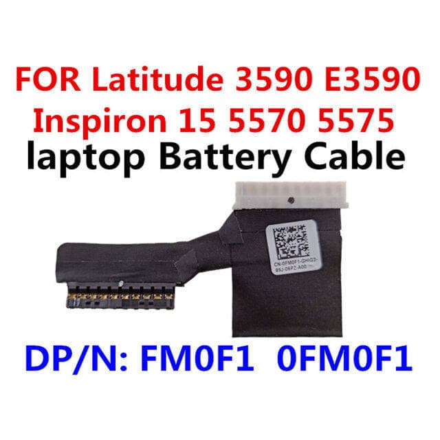 0FM0F1 0200ZW700 Dell Lingyue 15 5570 5575 P75F สายเชื่อมต่อสายเคเบิลแบตเตอรี่
