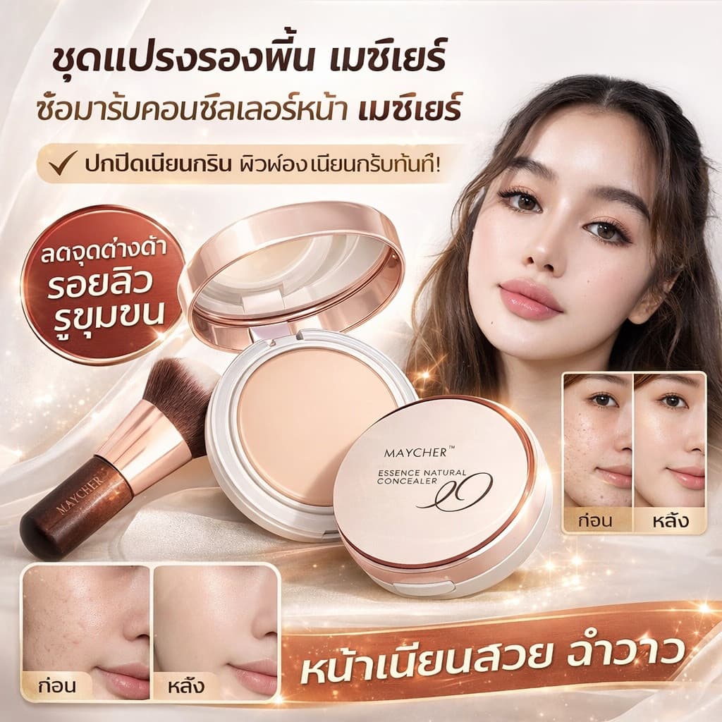 🔥ขายดี🔥คอนซิลเลอร์ เนื้อแมตต์ กันน้ํา ปกปิดรอยคล้ำใต้ตา สําหรับแต่งหน้า