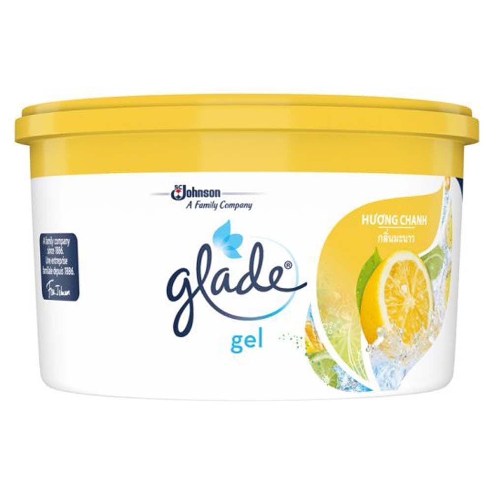 [สินค้าส่งด่วน]  เกลดเจลหอมปรับอากาศเลม่อน 70 กรัม GLADE AIR FRESHNER GEL LEMON 70 G.