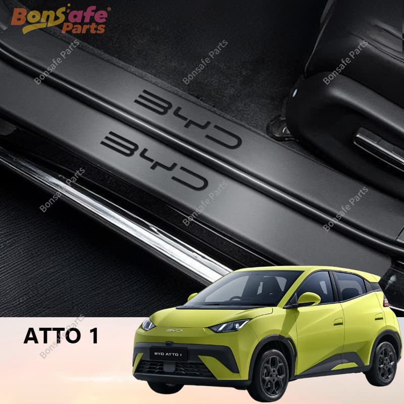 ชายบันได BYD ATTO 1 ของแต่ง สติกเกอร์กันฝุ่นประตูรถยนต์  ผลิตภัณฑ์ปกป้องหนัง ชุดแต่ง เปลี่ยนสีรถ