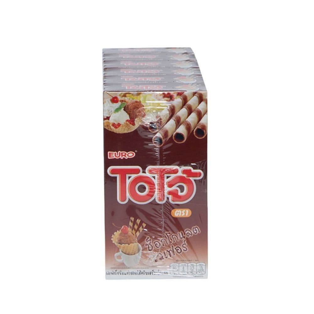 [สินค้าส่งด่วน] โอโจ้เวเฟอร์แท่งไส้ครีมชอคโกแลต20กX6 OJO WAFER STICK WITH CHOCOLATE CREAM20X6
