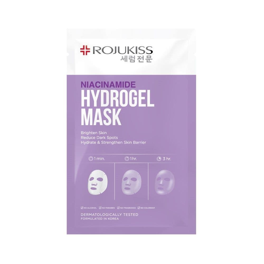 [สินค้าส่งด่วน] โรจูคิส มาส์ก ไนอะซินาไมด์ ไฮโดรเจล 33ก. ROJUKISS NIACINAMIDE HYDRODEL MASK 33G.