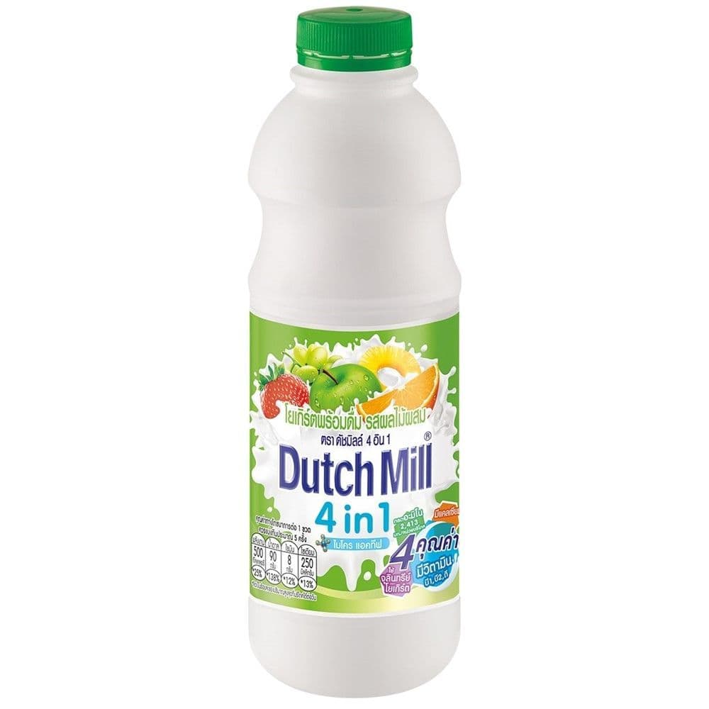[สินค้าส่งด่วน] ดัชมิลล์ นมเปรี้ยวรสผลไม้รวม 830 มล. DUTCH MILL DRINKING YOGURT MIXED FRUIT 830 ML