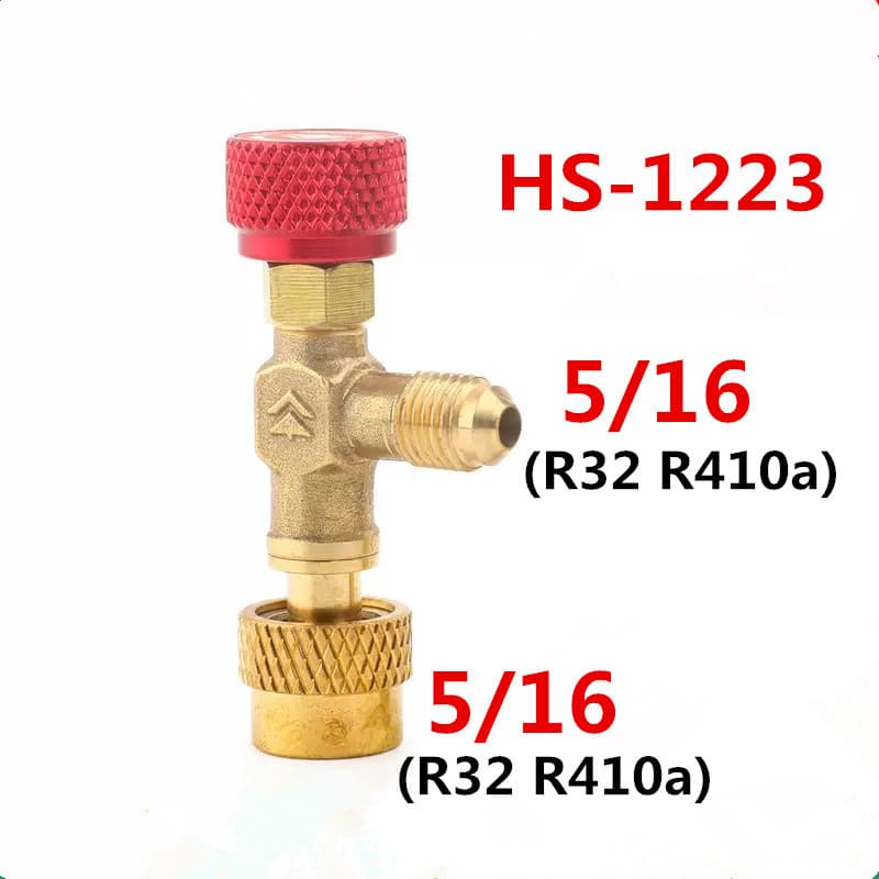 【COD】คอลโทรลวาล์ว ชาร์ทน้ำยาแอร์ เซฟตี้วาล์ว Safety Valve ยี่ห้อ Hongsen ขนาดเกลียว 1/4-5/16 ใช้สำหรับน้ำยา R32 R410A