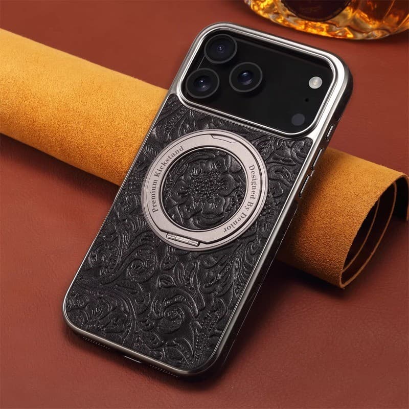 ตัวยึดดูดแม่เหล็กเหมาะสําหรับเคสโทรศัพท์ ไอโฟน17โปรแม็กซ์ พร้อมครอบคลุมเต็มรูปแบบและความต้านทานการตกด้วยเคสป้องกันลายย้อนยุค 14/15/16