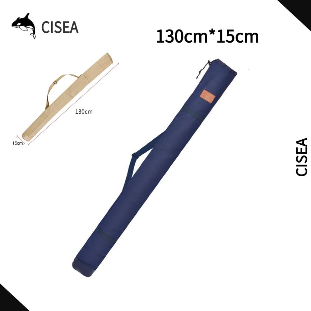 CISEA F438 กระเป๋าเก็บคันเบ็ดผ้าใบ หนาพิเศษกันกระแทก พับพกพาสะดวก สำหรับใส่คันเบ็ด ร่มตกปลา อุปกรณ์ตกปลาอื่นๆ อเนกประสงค์ แข็งแรงทนทาน