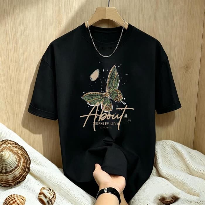 พร้อมส่ง เสื้อยืดเเขนสั้น เเฟชั่นสไตล์เกาหลี2026 เสื้อยืดเเฟชั่น เสื้อผ้าใส่ดี