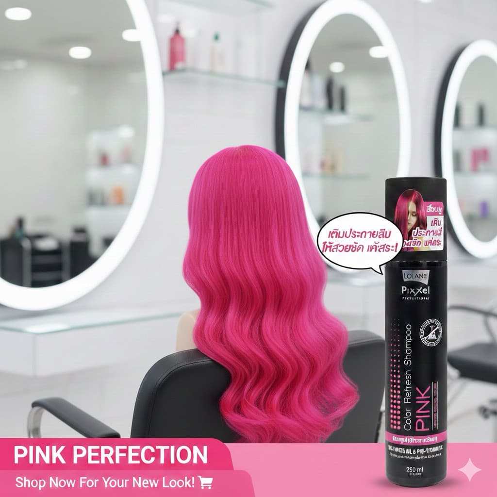 ❤️❤️❤️แชมพูโลแลนพิกเซล ซัมเมอร์เรดคัลเลอร์ รีเฟรชมลLolanePixxel Summer redColor Refresh Shampoo250ml