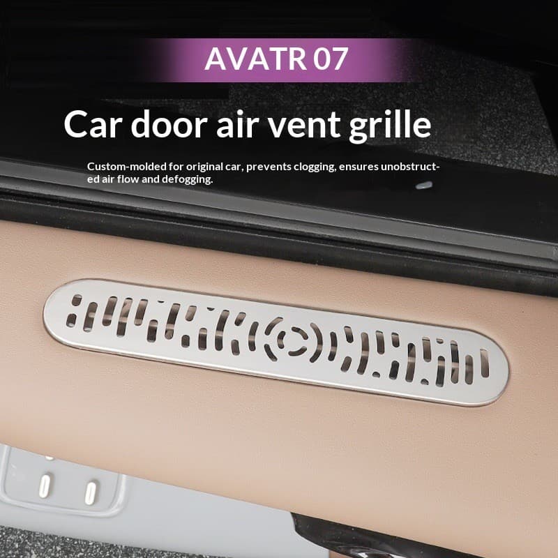 AVATR 07 เอวา 07 2026 หน้ากากช่องลมออก, เครื่องปรับอากาศประตูรถกันฝุ่นและฝาครอบกันบล็อก, อุปกรณ์เสริมฝาครอบป้องกันใต้ที่นั่ง