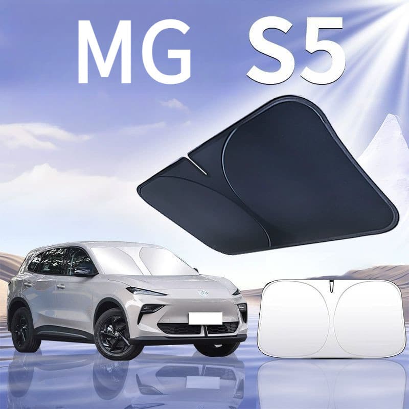 MG S5 Front Sunshield Curtain Umbrella Cover MG ครีมกันแดดฉนวนกันความร้อนผ้าคลุมรถ Auto