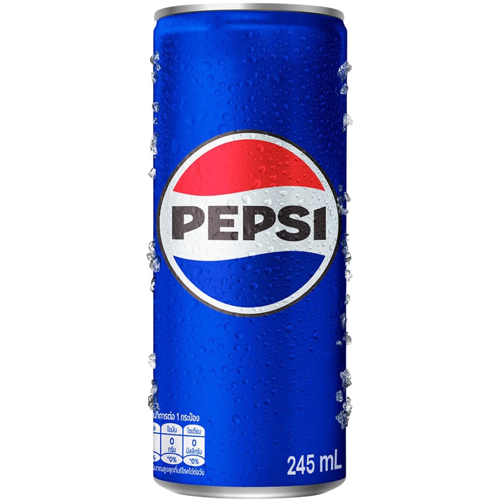 [8858998581139] Pepsi Can 245Ml เป๊ปซี่ (กระป๋อง) 245 มล.