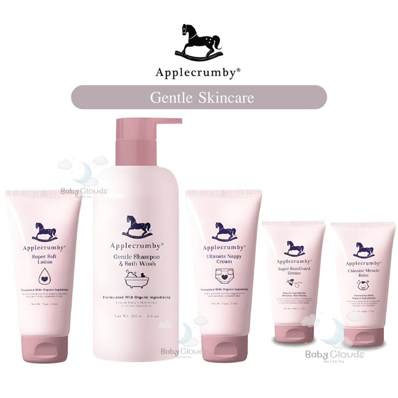 Applecrumby Gentle Skincare เพื่อสุขภาพผิวที่ดีของลูกน้อย
