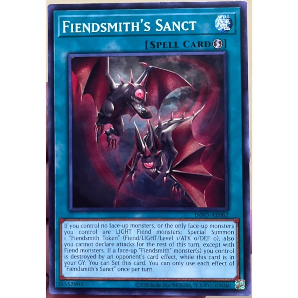 Yugioh Asia-Eng [INFO-AE062] Fiendsmith's Sanct (Common) การ์ดยูกิแท้ถูกลิขสิทธิ์