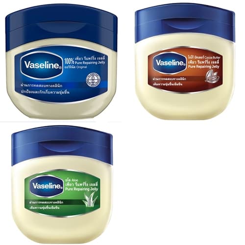 #วาสลีน 100% เพียว รีแพร์ริ่ง เจลลี่ ออริจินัล 50 มล. Vaseline intensive care 100% pure petroleum jelly