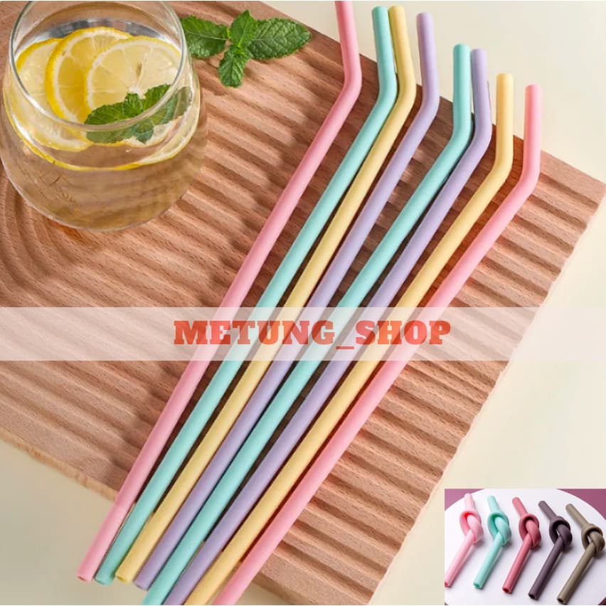 [1เซต4ชิ้น] หลอดซิลิโคนหัวโค้ง หลอดดูดน้ำซิลิโคนใช้ซ้ำได้ ยาวพิเศษ29cm ใช้ได้ กับแก้ว 20-40 oz ตัดสั้นได้