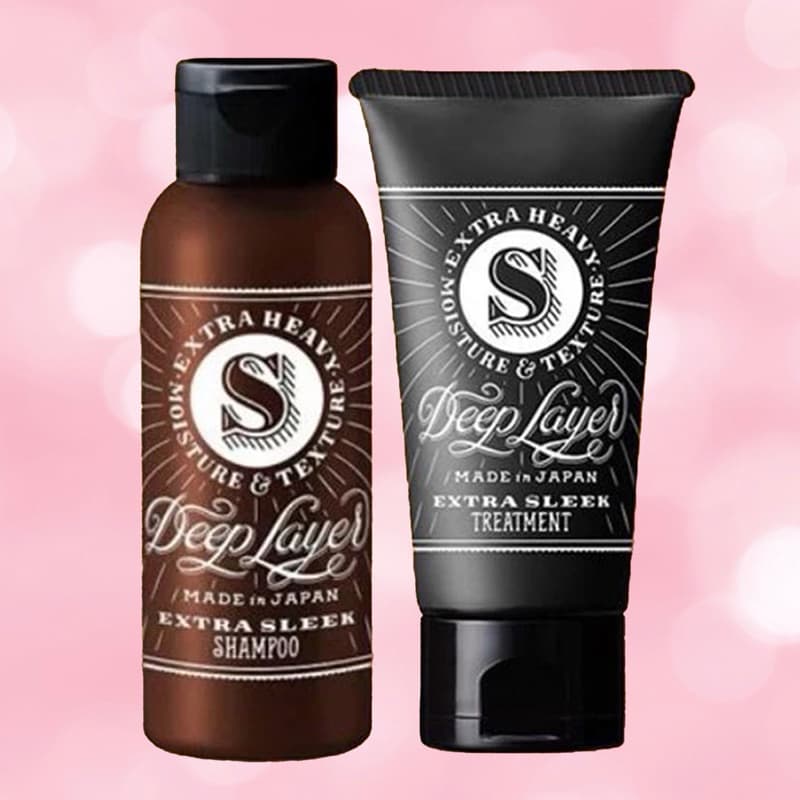 DEEP LAYER EXTRA HEAVY S 60 80 ML.แชมพู และ ทรีทเม้น สำหรับผมเส้นเล็ก แห้งเสียจัดทรงยาก ช่วยฟื้นฟูผมทำเคมี