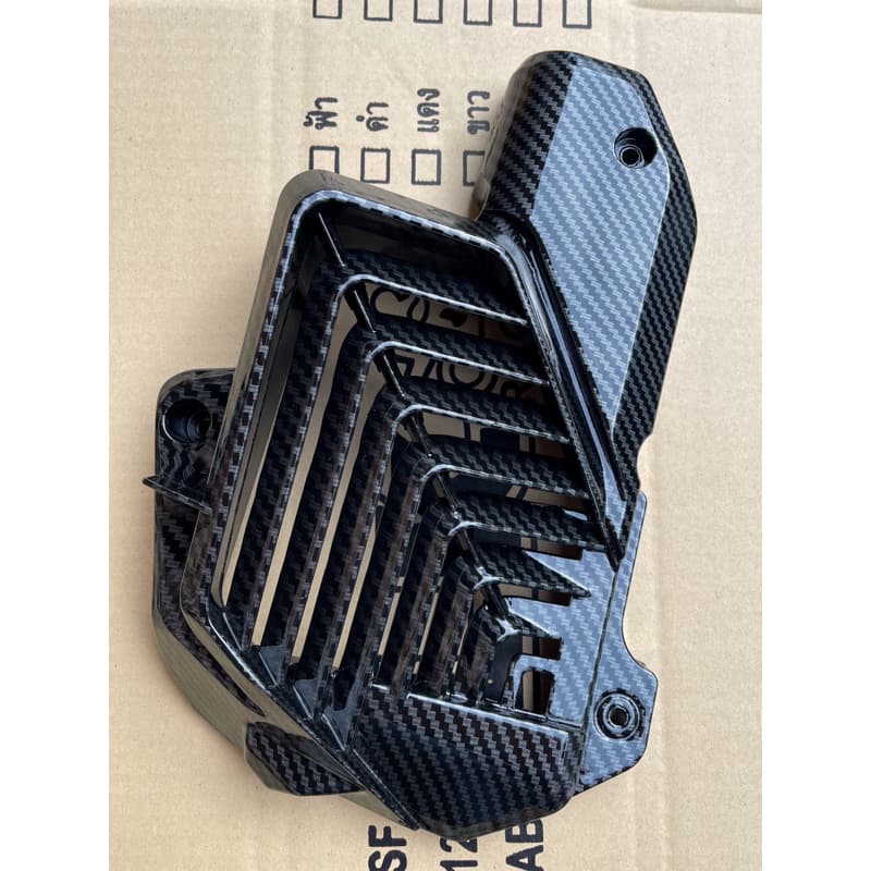 ^พร้อมส่ง^ ครอบหม้อน้ำ Honda Giorno125 ชิ้นงานศูนย์แท้ Honda เงาฉ่ำเคลือบแลคเกอร์2K เคฟล่า5Dพรี่เมี่ยม