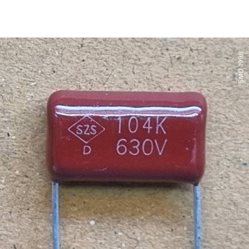CBB 104k 630V DCเครื่องเชื่อมอินเวอร์เตอร์ตัวเก็บประจุ อุปกรณ์เสริมที่ใช้กันทั่วไป 104K 630 ใหม่แท้เครื่องเชื่อมอินเวอร์