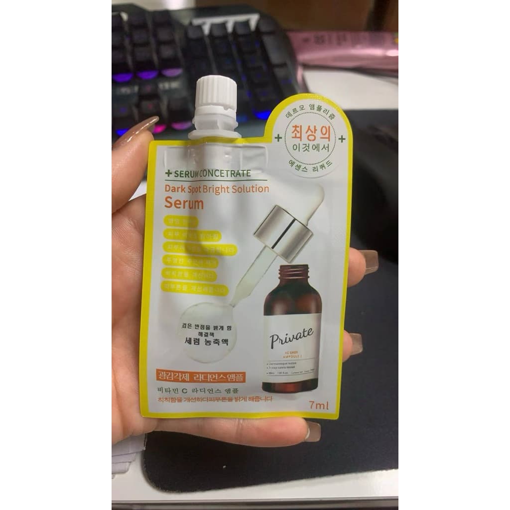 (เซรั่มซอง)Dark Spot Bright Solution Serumเซรั่มหน้าใส7ml