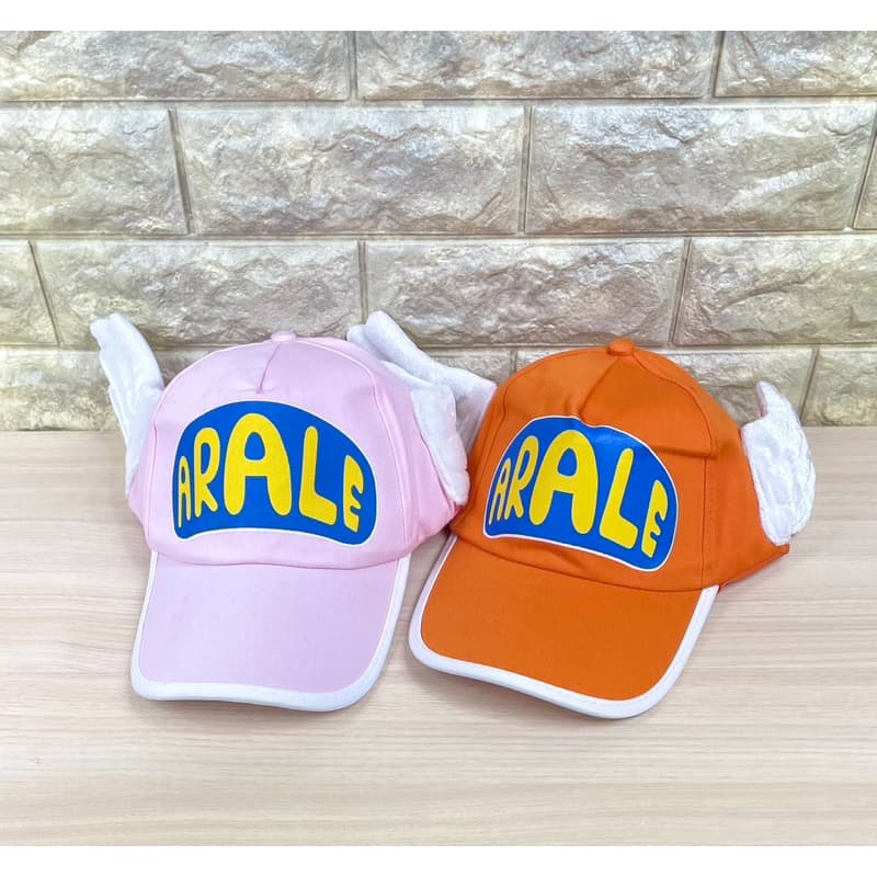 Eershenshi หมวกเบสบอล ARALE Wings สไตล์เกาหลี หมวกเบสบอลสําหรับผู้ใหญ่น่ารัก
