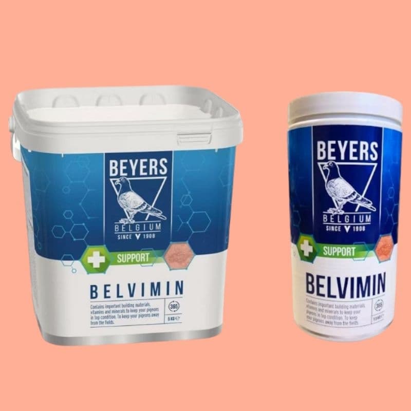 Beyers Belvimin วิตามินผงชมพู อาหารเสริมวิตามินสำหรับนกแก้ว นกสวยงามทุกสายพันธุ์