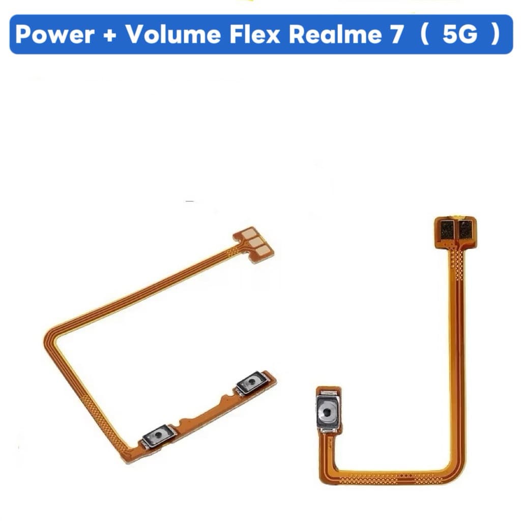 แพรสวิทปิดเปิดเร่งเสียง-ลดเสียง  （ Power + Volume Flex ） Realme 7 （ 5G ）