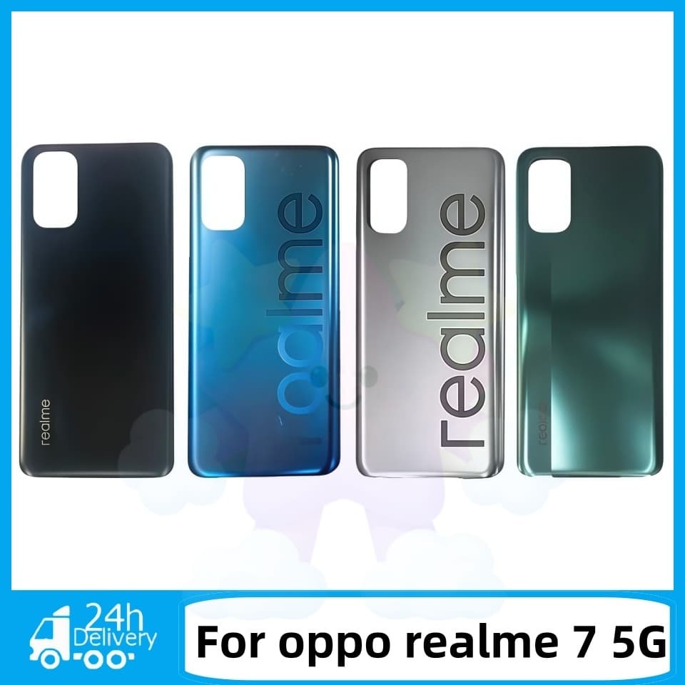 ใหม่ ฝาครอบแบตเตอรี่ด้านหลัง OPPO Realme 7 5G battery back cover สําหรับ Realme7(5G)