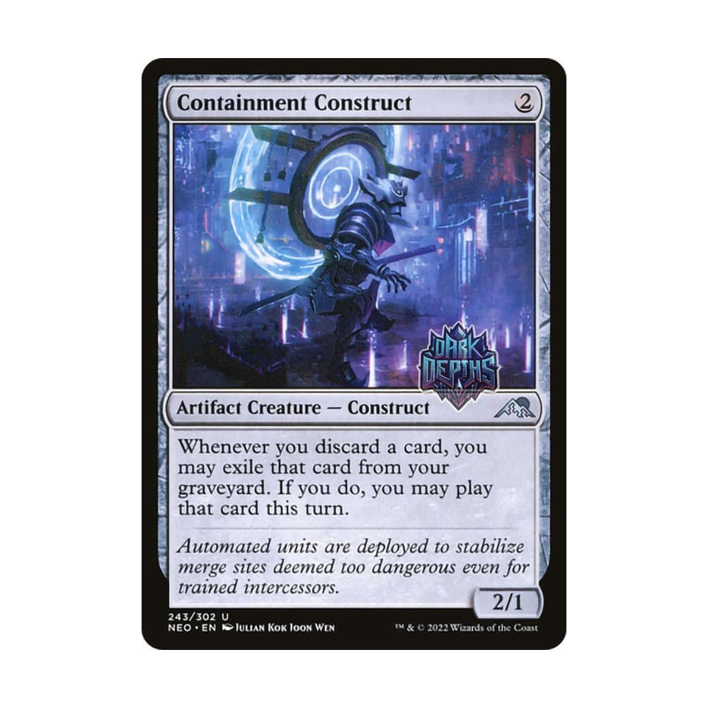 [MTG] Containment Construct [NEO] [ARTIFACT] [CREATURE] [U] - Magic the Gathering SINGLES
