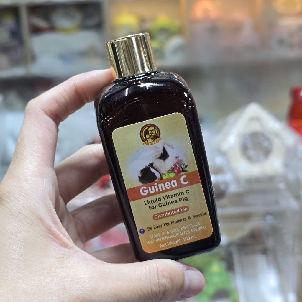 Guinea C วิตามินซีน้ำชนิดเข้มข้น สำหรับหนูแก๊สบี้ หนูเควี่ หนูขวัญ หนูตะเภา