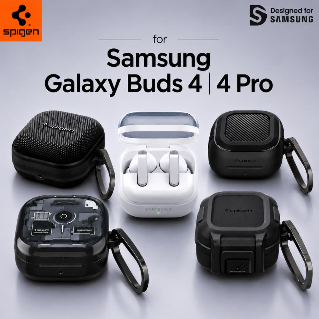 (ส่งทันที) เคส Spigen สำหรับ Samsung Galaxy Buds 4 / 4 Pro