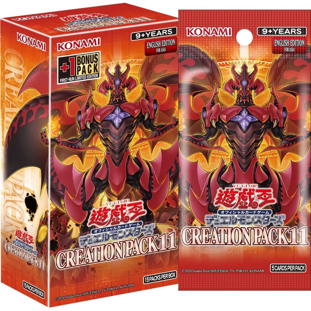 [Yugioh Asia-Eng] CR11 : Creation Pack 11 การ์ด Super Rare | SR | การ์ดเกมยูกิแท้ถูกลิขสิทธิ์