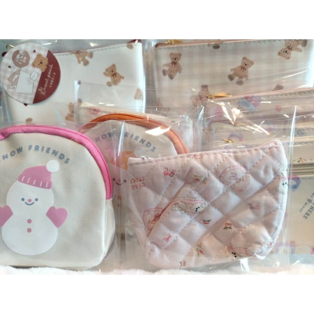 🇯🇵 กระเป๋าใส่​เครื่อง​สำอางค์​และใส่สตางค์​ 🍊 นำเข้า​จาก​ญี่ปุ่น​แท้​100​%✅