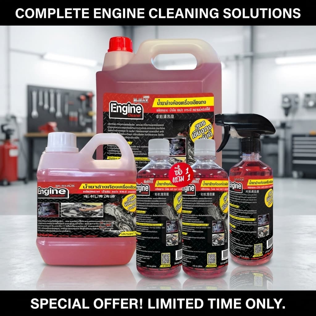 M-MAX ENGINE CLEANER น้ำยาล้างห้องเครื่องเซียงกง