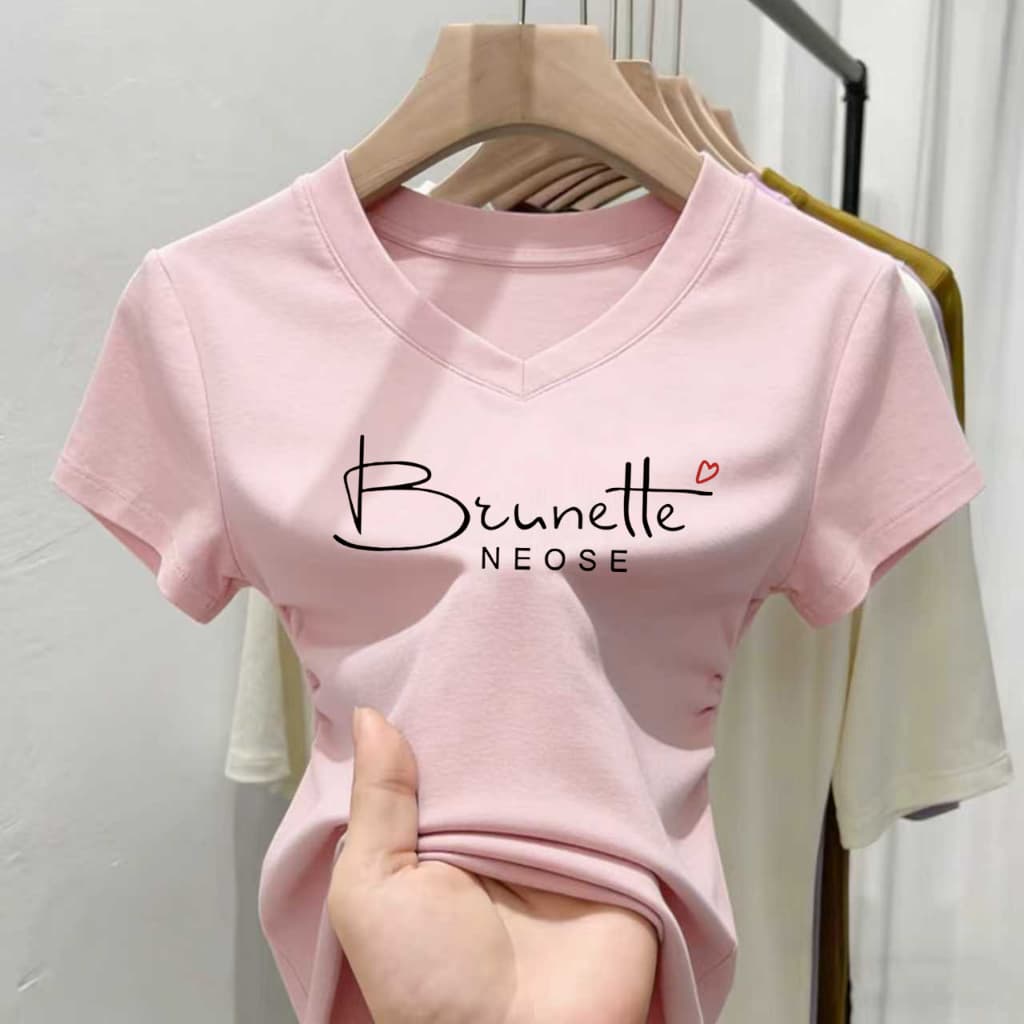 มีให้เลือก 5 สี ตั้งแต่ไซส์ M ถึง 3XL เนื้อผ้าโปร่งสบาย ระบายอากาศได้ดี ราคาส่ง เสื้อผู้หญิงทรงเข้ารูป สไตล์เกาหลีวัยรุ่