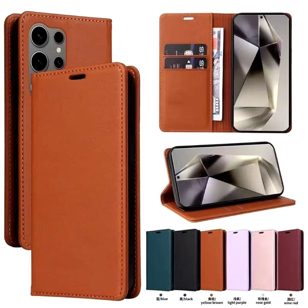 【รุ่นใหม่】เคสฝาพับหนัง สำหรับ Samsung S25 S24 S23 S22 S21 S20 Plus Ultra S20FE S21FE S25Ultra S24Ultra S23Ultra S22Ultra