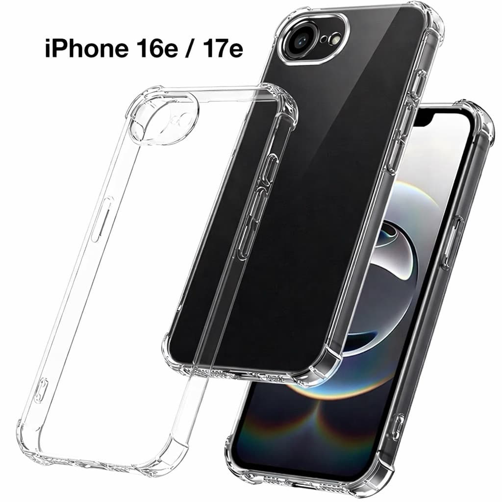 (ส่งจากไทย) เคสใสนิ่ม กันกระแทก สําหรับ iPhone 17e 16e คลุมขอบเลนส์ป้องกันกล้อง